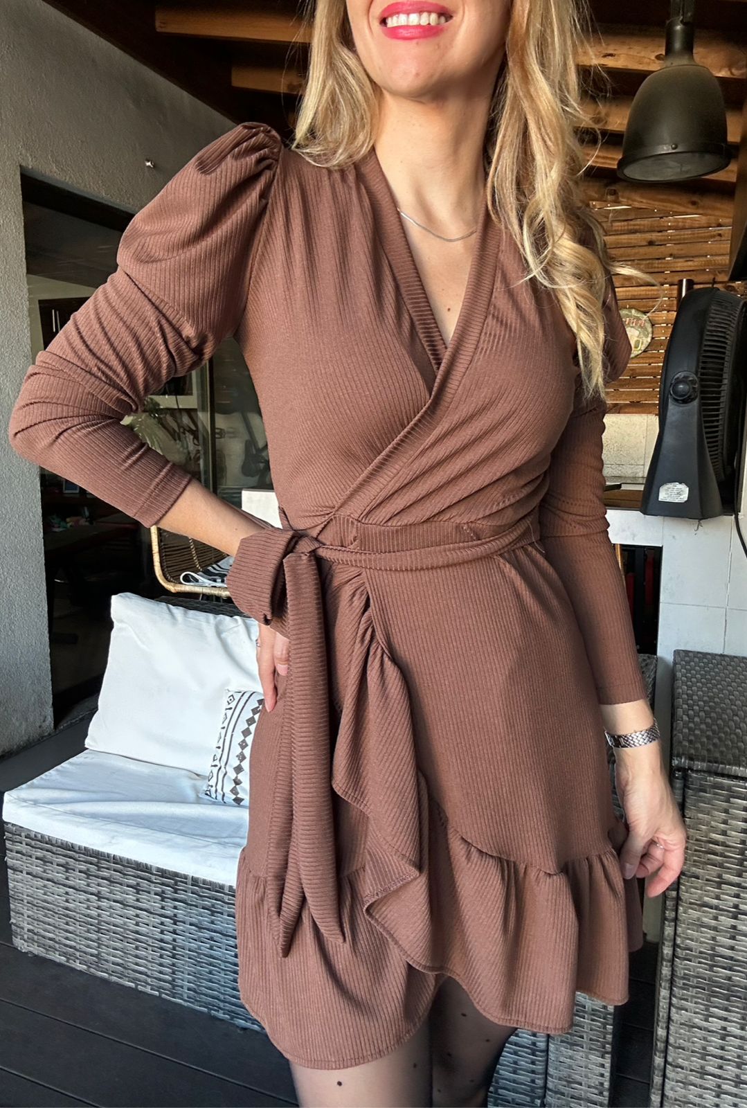 Vestido Aurora Café